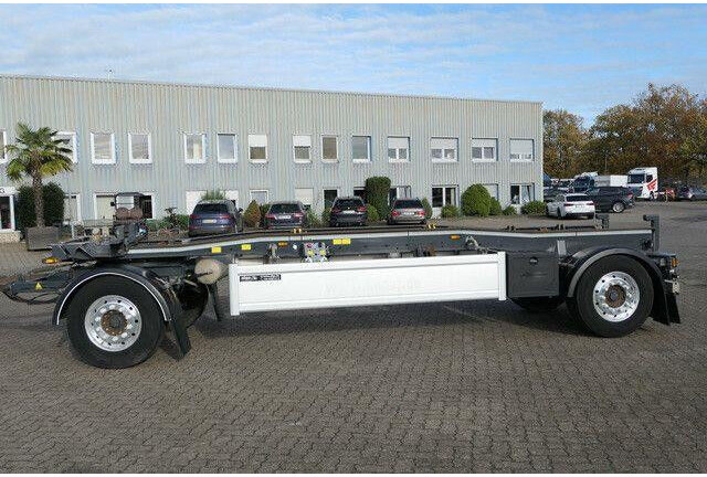 Huffermann HSA 18.70 LS, Schlitten, Alu-Felgen, Staukasten - Container transporter/ Swap body trailer: picture 3 Huffermann HSA 18.70 LS, Schlitten, Alu-Felgen, Staukasten - Container transporter/ Swap body trailer: picture 3