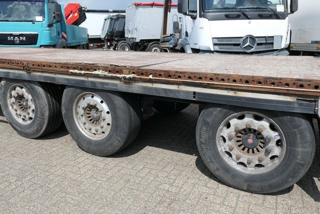 Dropside/ Flatbed semi-trailer Krone SDP 27/gelenkt/SAF/Mitnahmstapler: picture 6