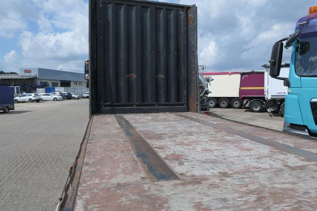 Dropside/ Flatbed semi-trailer Krone SDP 27/gelenkt/SAF/Mitnahmstapler: picture 9