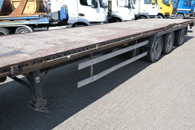 Dropside/ Flatbed semi-trailer Krone SDP 27/gelenkt/SAF/Mitnahmstapler: picture 10