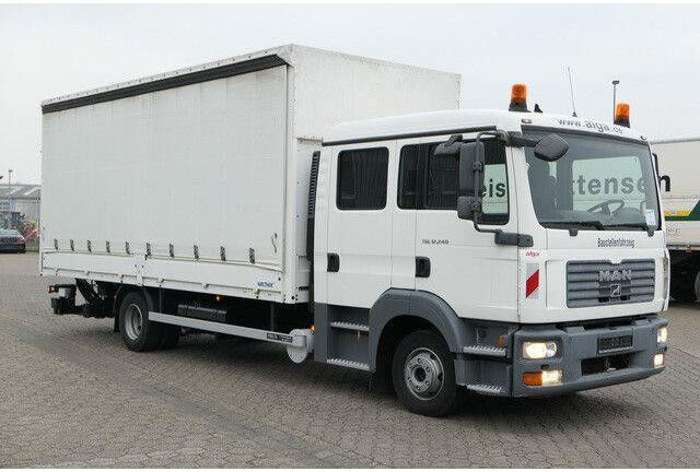 MAN 12.240 TGL, DOKA, LBW, AHK, Klima, 6 Sitze - Curtainsider truck: picture 4 MAN 12.240 TGL, DOKA, LBW, AHK, Klima, 6 Sitze - Curtainsider truck: picture 4