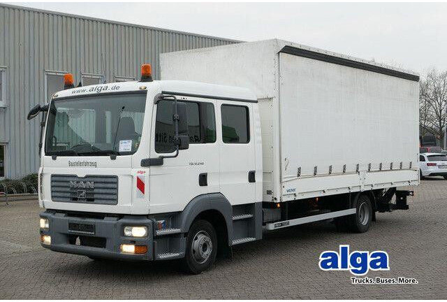 MAN 12.240 TGL, DOKA, LBW, AHK, Klima, 6 Sitze - Curtainsider truck: picture 1 MAN 12.240 TGL, DOKA, LBW, AHK, Klima, 6 Sitze - Curtainsider truck: picture 1