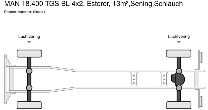 Tank truck MAN 18.400 TGS BL 4x2, Esterer, 13m³,Sening,Schlauch: picture 19