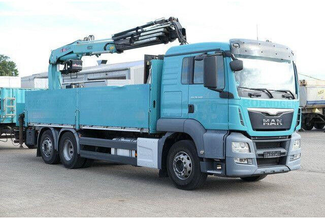 MAN 26.440 TGS BL 6x2, Hyva HB230 E4, Lenk-Lift - Dropside/ Flatbed truck: picture 2 MAN 26.440 TGS BL 6x2, Hyva HB230 E4, Lenk-Lift - Dropside/ Flatbed truck: picture 2