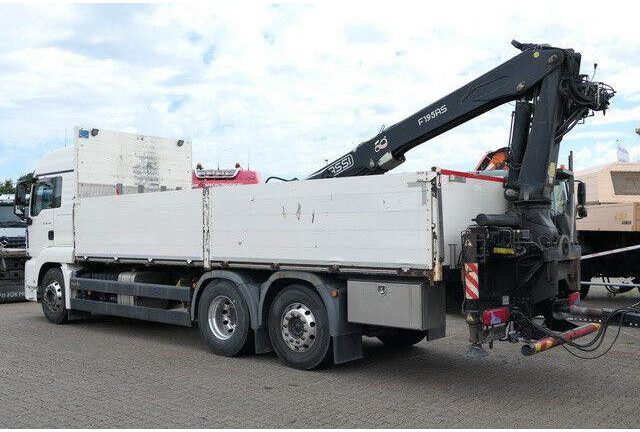 MAN 26.440 TGS LL 6x2, Kran Fassi F195AS.22, AHK, AC - Dropside/ Flatbed truck: picture 3 MAN 26.440 TGS LL 6x2, Kran Fassi F195AS.22, AHK, AC - Dropside/ Flatbed truck: picture 3