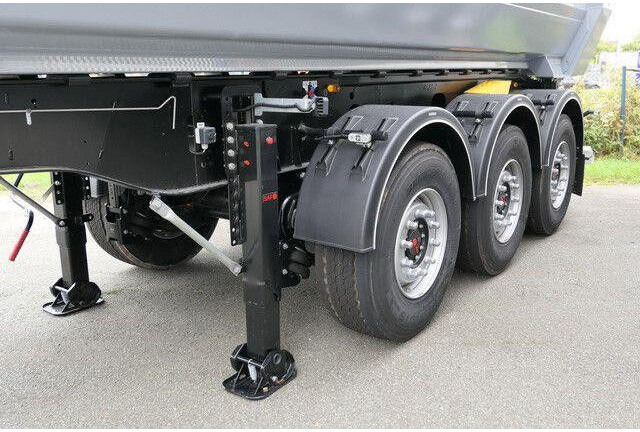 New Tipper semi-trailer Mega MNW, Stahl, Hardox, 25m³, SAF, Luft-Lift, Plane: picture 6