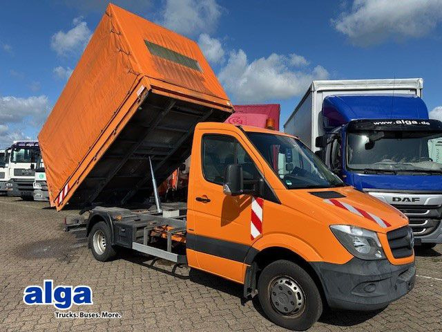 Mercedes-Benz 516 CDI Sprinter 4x2, Klima, AHK, Autom.,3. Sitz - Tipper van: picture 1 Mercedes-Benz 516 CDI Sprinter 4x2, Klima, AHK, Autom.,3. Sitz - Tipper van: picture 1