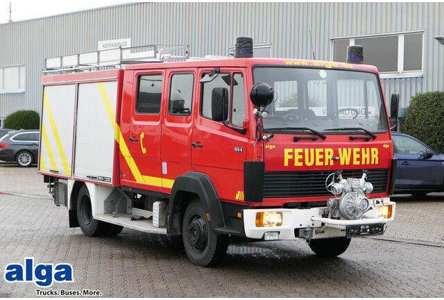 Mercedes-Benz 814 F 4x2, Pumpe, DOKA, Feuerwehr, 26tkm - Fire truck: picture 1 Mercedes-Benz 814 F 4x2, Pumpe, DOKA, Feuerwehr, 26tkm - Fire truck: picture 1