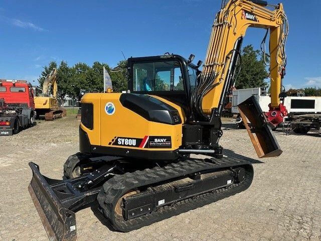 Crawler excavator Sany SY 80U, Hydr. S.W.S., Tilt, Klima, Neuwertig: picture 6