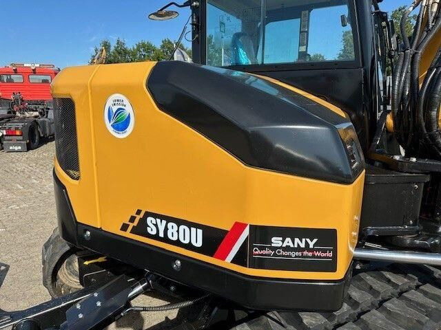 Crawler excavator Sany SY 80U, Hydr. S.W.S., Tilt, Klima, Neuwertig: picture 7