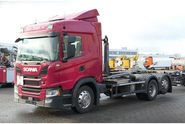 Scania G 450 6x2, Meiller RL 18.65, Retarder,Alu-Felgen - Hook lift truck: picture 5 Scania G 450 6x2, Meiller RL 18.65, Retarder,Alu-Felgen - Hook lift truck: picture 5