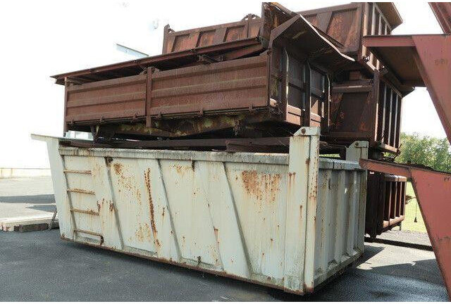 Stahl Hinterkippmulde ca. 17 cbm, Hilfsrahmen - Tipper: picture 3 Stahl Hinterkippmulde ca. 17 cbm, Hilfsrahmen - Tipper: picture 3