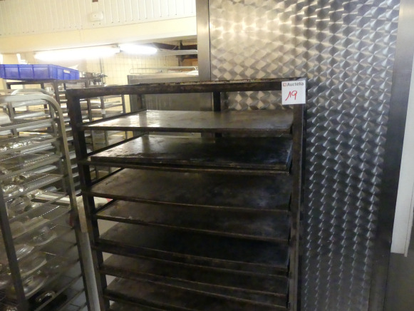 Chariot de four avec platine 60x40 cm (4 bords) - Bakery equipment: picture 3 Chariot de four avec platine 60x40 cm (4 bords) - Bakery equipment: picture 3