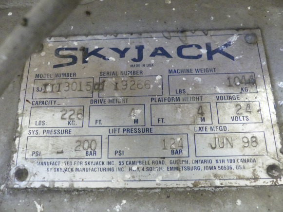 Nacelle ciseaux électrique Skyjack III 3015 - Scissor lift: picture 3 Nacelle ciseaux électrique Skyjack III 3015 - Scissor lift: picture 3