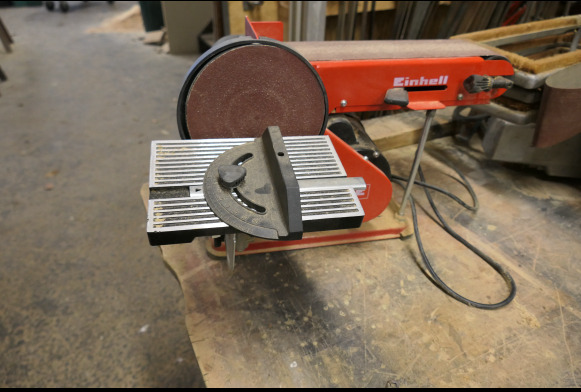 Ponceuse à bande + lapidaire Einhell TC-US 400 - Woodworking machinery: picture 4 Ponceuse à bande + lapidaire Einhell TC-US 400 - Woodworking machinery: picture 4