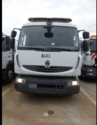 REF:8403 - Camion poubelle Renault Midlum (2013-160.268 km)(VIN:VF644AHL000007252) - Garbage truck: picture 2 REF:8403 - Camion poubelle Renault Midlum (2013-160.268 km)(VIN:VF644AHL000007252) - Garbage truck: picture 2