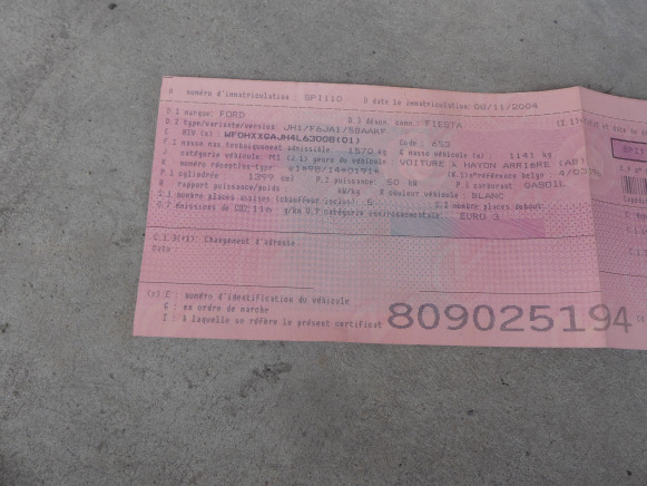 Car REF:Immatriculée sous : SPI-110 - Voiture Ford FIESTA: picture 20