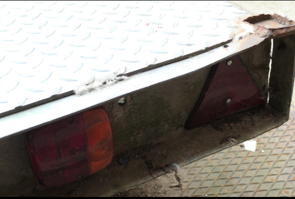 Dropside/ Flatbed trailer Remorque plateau triple essieu surbaissée Costo 3 x 35 (2002-VIN:YA9742139YC143150) (REF 010383-027): picture 17