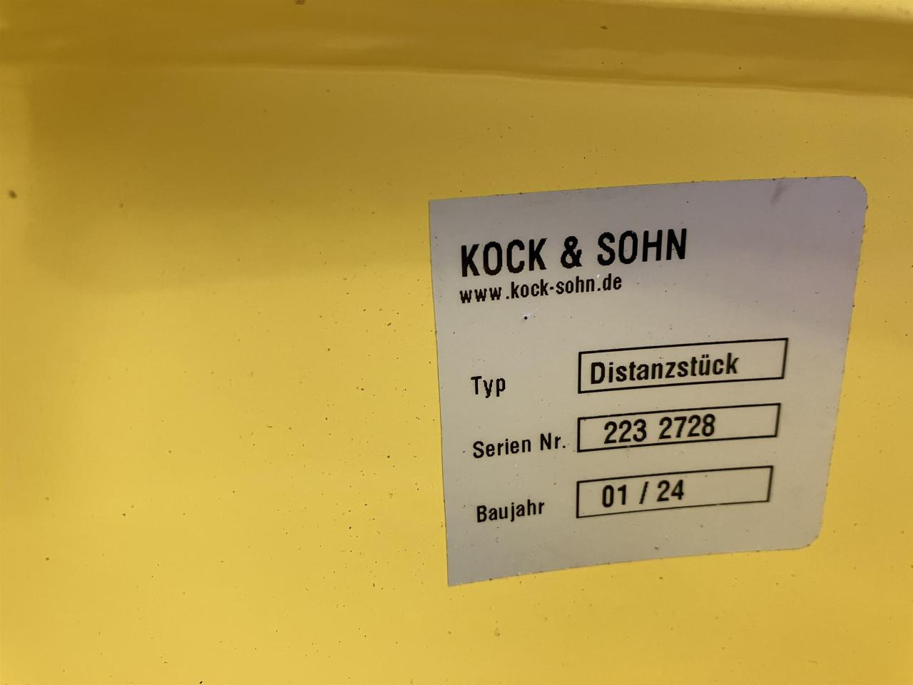 Kock & Sohn KN400 Distanzstück 400mm - Rim for Agricultural machinery: picture 2 Kock & Sohn KN400 Distanzstück 400mm - Rim for Agricultural machinery: picture 2