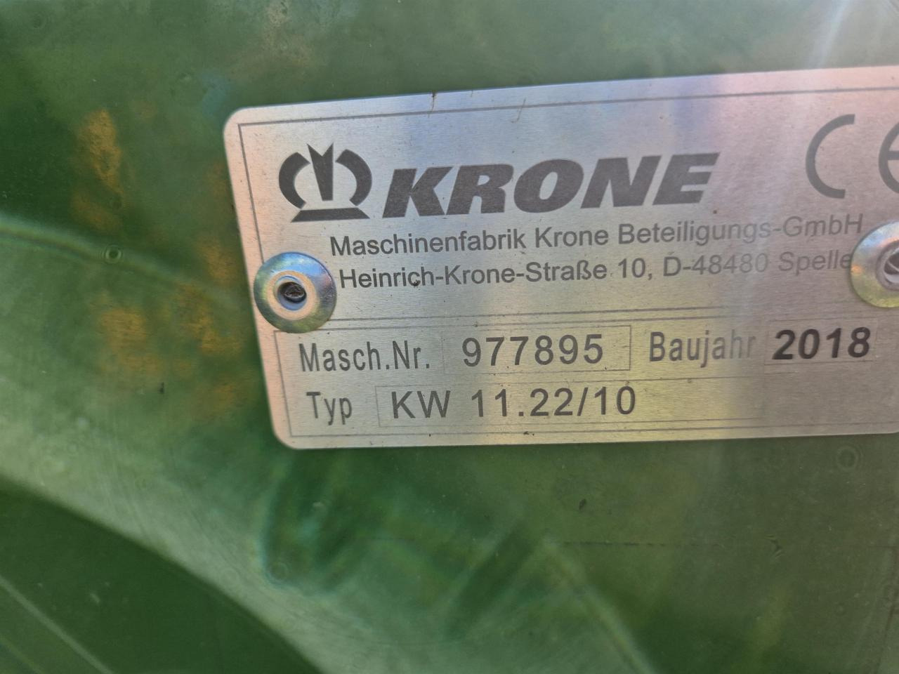 Krone KW 11.22 - Tedder/ Rake: picture 2 Krone KW 11.22 - Tedder/ Rake: picture 2