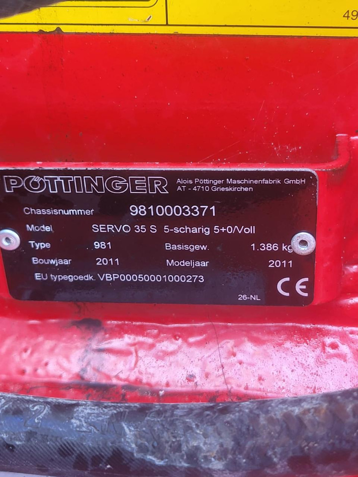 Plow Pöttinger Servo 35S: picture 10