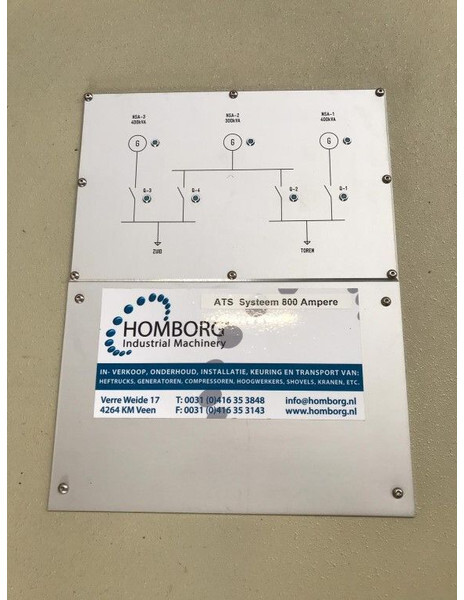 Generator set Automatisch Netovername Paneel 1000 Ampère ATS paneel als nieuw !: picture 6