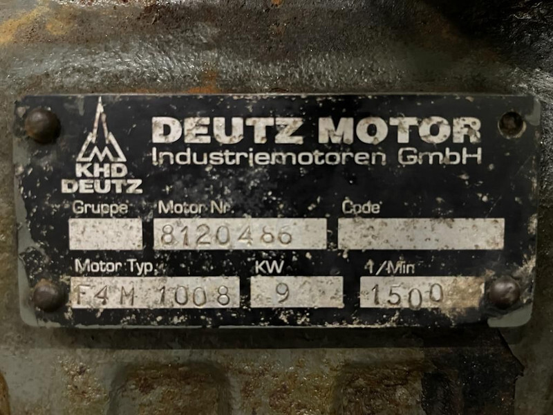 Deutz F4M 1008 SDMO 10 kVA generatorset - Generator set: picture 4 Deutz F4M 1008 SDMO 10 kVA generatorset - Generator set: picture 4