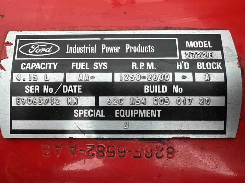 Ford 2722E Van Wijk & Boerma 192 m3 / h 7 Bar Diesel Waterpomp 349 hours ! - Water pump: picture 3 Ford 2722E Van Wijk & Boerma 192 m3 / h 7 Bar Diesel Waterpomp 349 hours ! - Water pump: picture 3