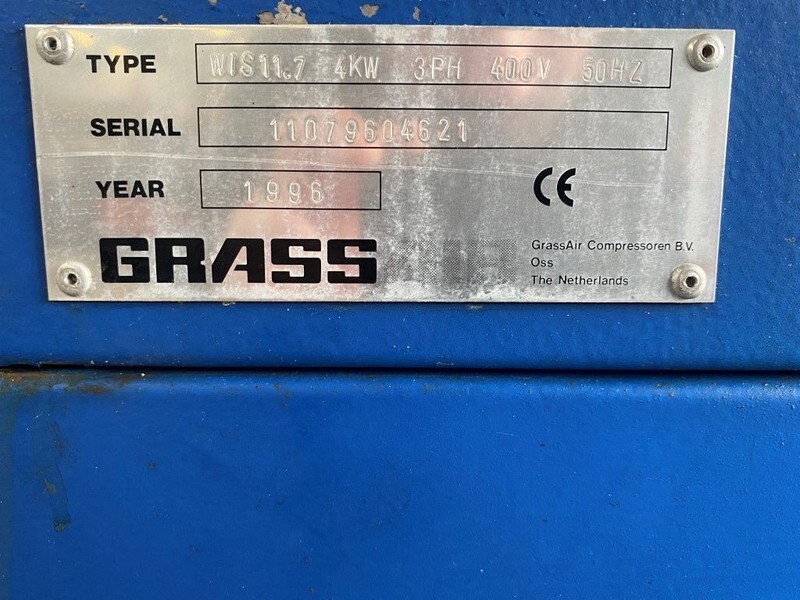 Grassair WIS 11.7 Silent 4 kW 550 L / min 12 Bar Schroefcompressor - Air compressor: picture 2 Grassair WIS 11.7 Silent 4 kW 550 L / min 12 Bar Schroefcompressor - Air compressor: picture 2