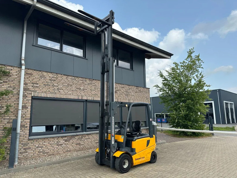 Electric forklift Jungheinrich EFG 425 k-470DZ/SP 2.5 ton Triplex Freelift Sideshift Elektra Heftruck Accu 2016: picture 16