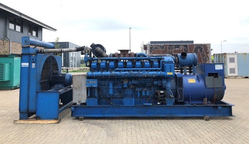 Mitsubishi S16N Stamford 1200 kVA generatorset - Generator set: picture 2 Mitsubishi S16N Stamford 1200 kVA generatorset - Generator set: picture 2
