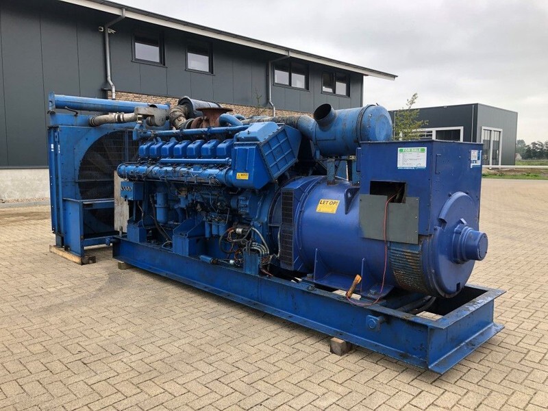 Mitsubishi S16N Stamford 1200 kVA generatorset - Generator set: picture 1 Mitsubishi S16N Stamford 1200 kVA generatorset - Generator set: picture 1
