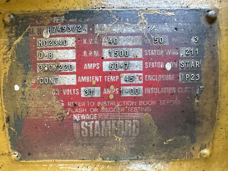 Generator set Mitsubishi S6E Stamford 40 kVA generatorset: picture 6