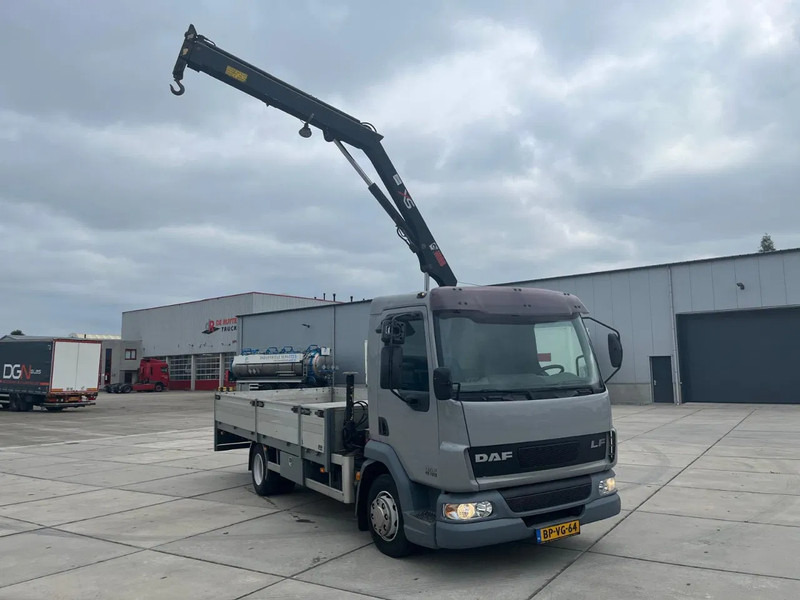 Crane truck, Dropside/ Flatbed truck DAF LF 45 FA: picture 6