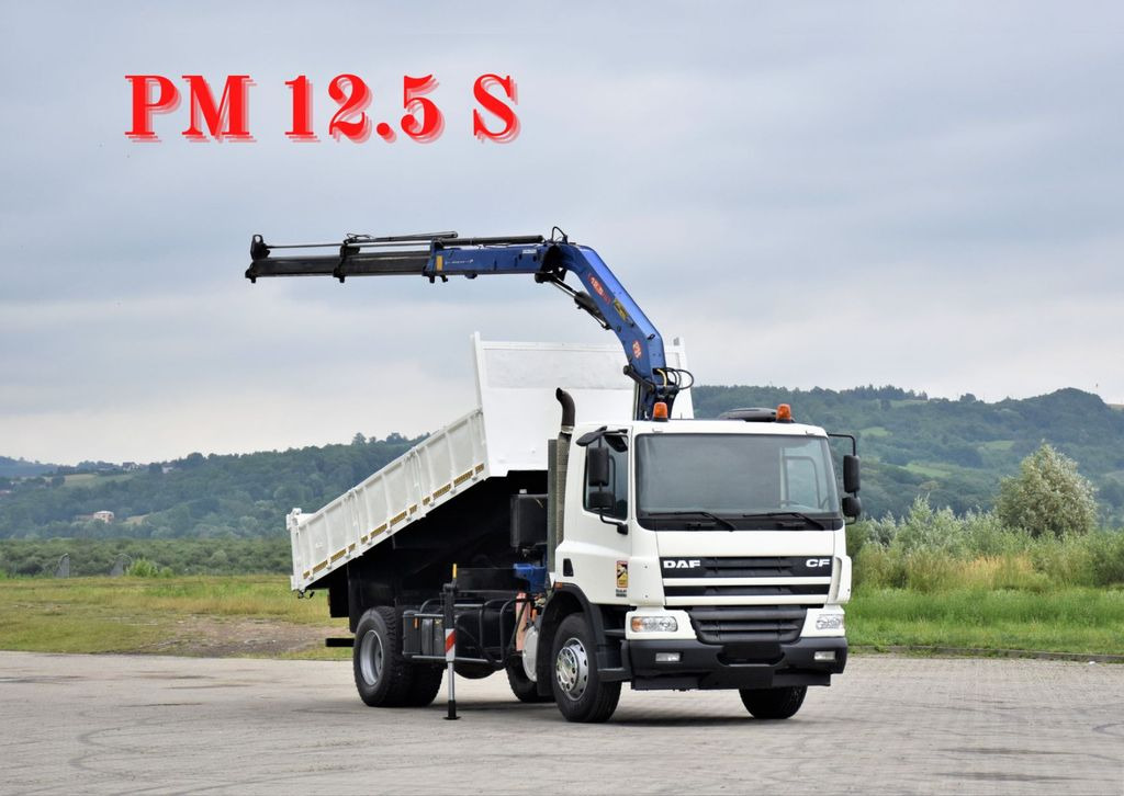 DAF CF 75.310 *Kipper 5,10 m + KRAN * TOPZUSTAND - Crane truck, Tipper: picture 1 DAF CF 75.310 *Kipper 5,10 m + KRAN * TOPZUSTAND - Crane truck, Tipper: picture 1