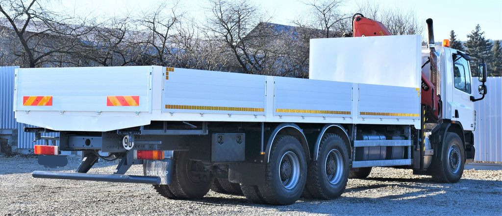 Crane truck, Dropside/ Flatbed truck DAF CF 75.360 Pritsche 7,95 m + KRAN / FUNK * 6x4: picture 6