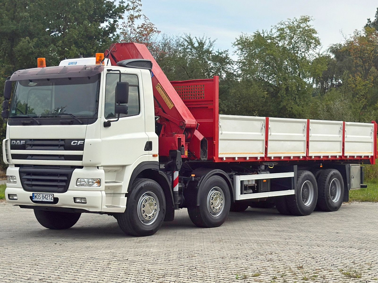 DAF CF 85.380 * HMF 2823 K6 (B3) + FUNK * 8x4 * TOP - Tipper, Crane truck: picture 4 DAF CF 85.380 * HMF 2823 K6 (B3) + FUNK * 8x4 * TOP - Tipper, Crane truck: picture 4