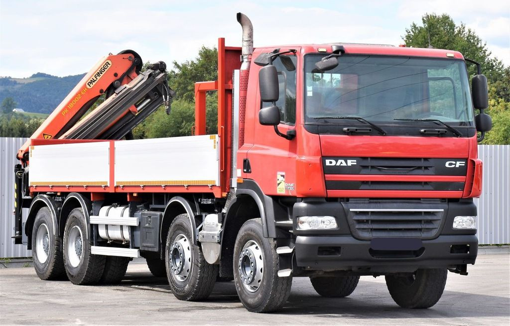 DAF CF 85.410 Pritsche 6,80m + KRAN / FUNK/8x4 - Crane truck: picture 4 DAF CF 85.410 Pritsche 6,80m + KRAN / FUNK/8x4 - Crane truck: picture 4