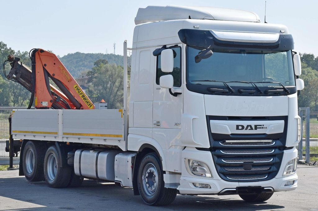 DAF XF 530 Pritsche 6,30 m + PK 15500 * TOPZUSTAND - Crane truck: picture 3 DAF XF 530 Pritsche 6,30 m + PK 15500 * TOPZUSTAND - Crane truck: picture 3