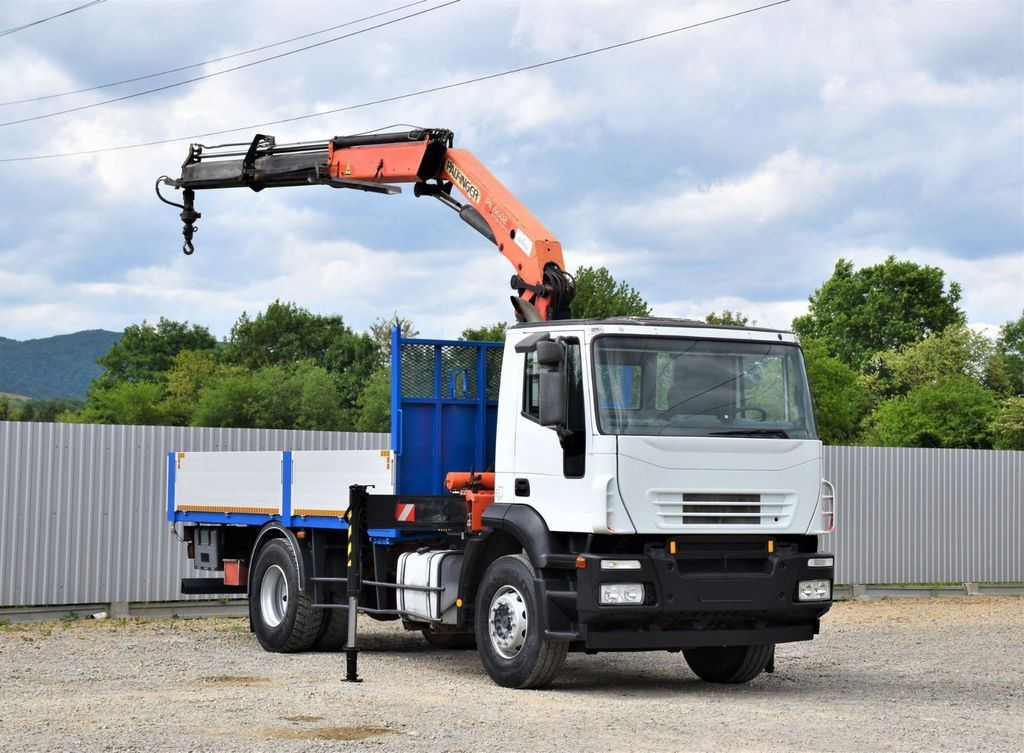 Iveco Eurocargo 180E28 *Pritsche 4,80m + KRAN - Crane truck: picture 1 Iveco Eurocargo 180E28 *Pritsche 4,80m + KRAN - Crane truck: picture 1