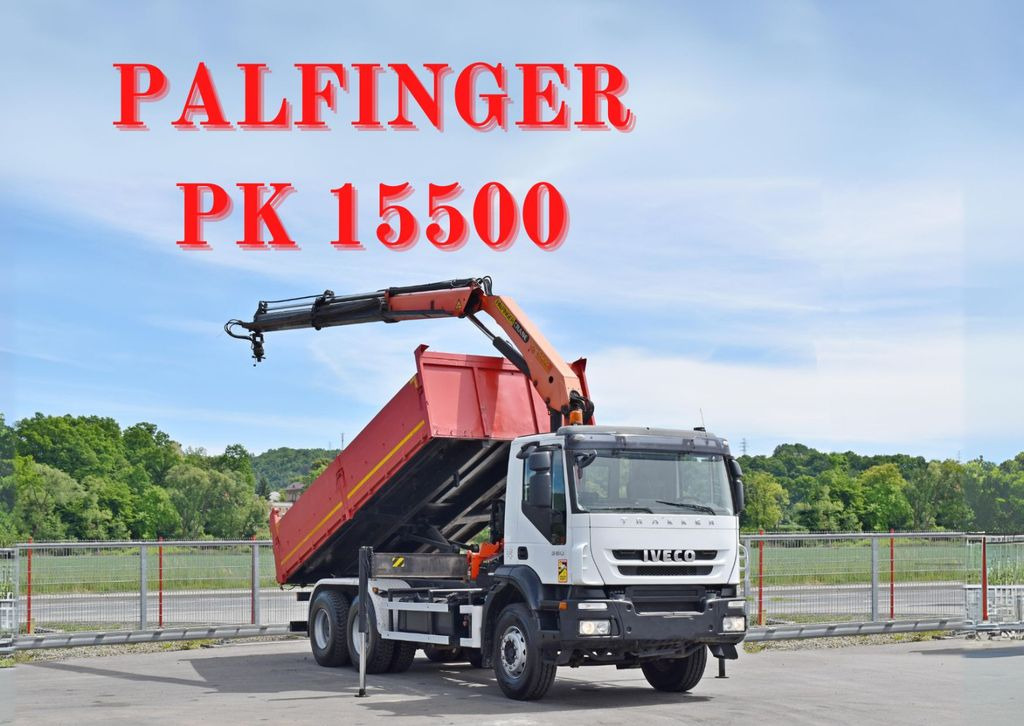 Iveco TRAKKER 360 * Kipper 5,60m* KRAN /FUNK * 6x4 - Crane truck, Tipper: picture 1 Iveco TRAKKER 360 * Kipper 5,60m* KRAN /FUNK * 6x4 - Crane truck, Tipper: picture 1