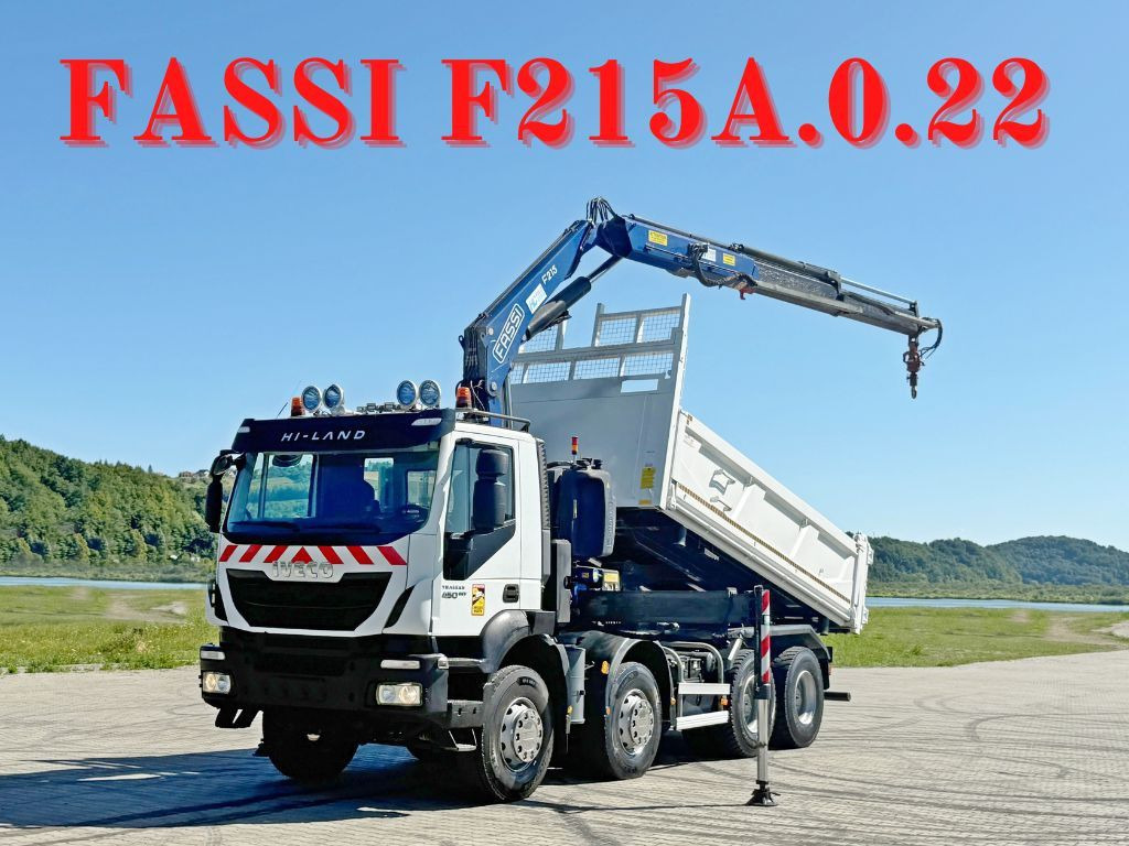 Iveco TRAKKER 450 * FASSI F215A.0.22 + FUNK / 8x4 *TOP - Crane truck: picture 1 Iveco TRAKKER 450 * FASSI F215A.0.22 + FUNK / 8x4 *TOP - Crane truck: picture 1