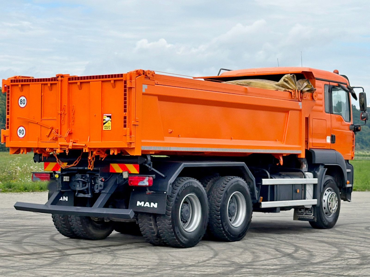 Tipper, Crane truck MAN TGA 33.440 * KIPPER 5,10 m + BORDMATIC / 6x4*TOP: picture 8