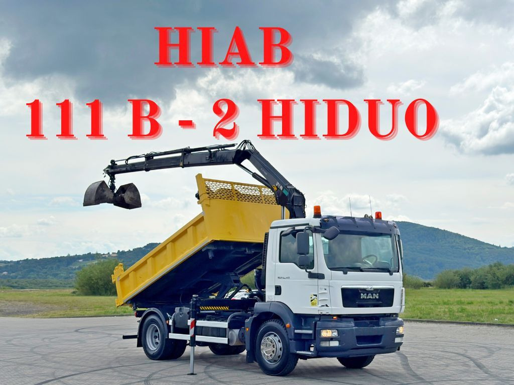 MAN TGM 18.340* KIPPER 4,05m*HIAB 111 B-2 HIDUO/FUNK - Crane truck: picture 1 MAN TGM 18.340* KIPPER 4,05m*HIAB 111 B-2 HIDUO/FUNK - Crane truck: picture 1