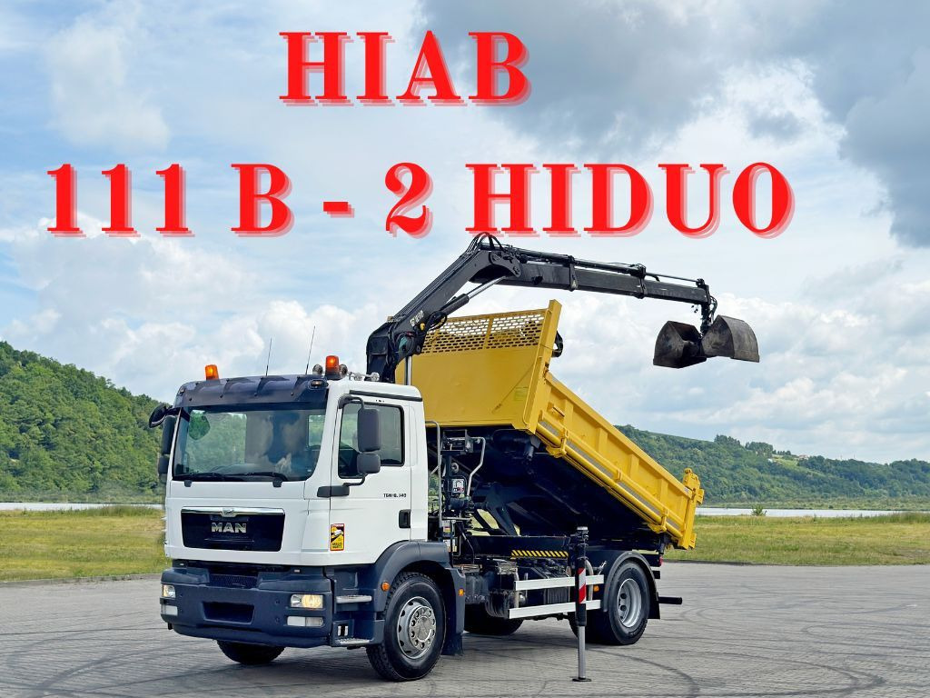 MAN TGM 18.340* KIPPER 4,05m*HIAB 111 B-2 HIDUO/FUNK - Tipper, Crane truck: picture 1 MAN TGM 18.340* KIPPER 4,05m*HIAB 111 B-2 HIDUO/FUNK - Tipper, Crane truck: picture 1