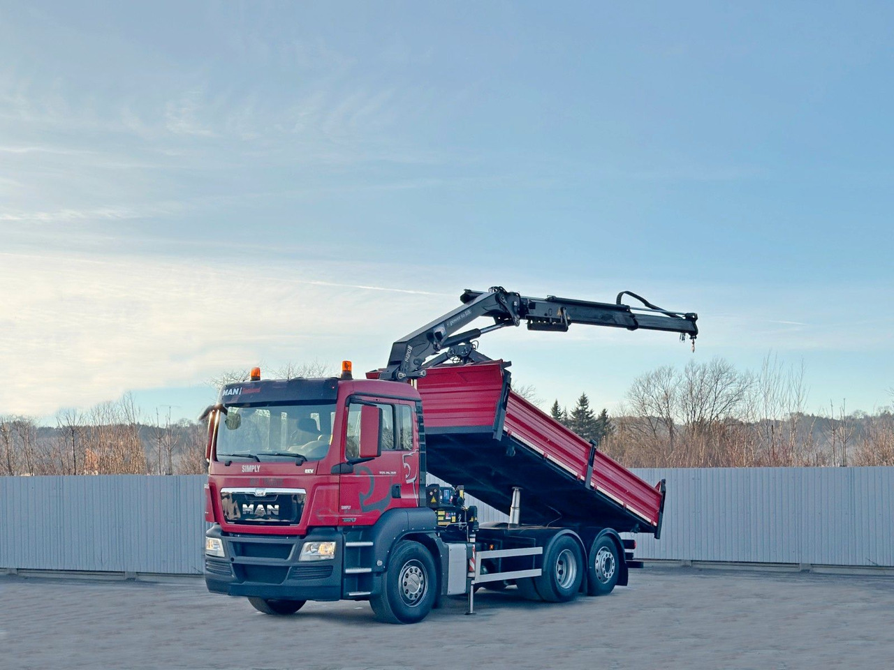 MAN TGS 26.360 Kipper 5,15m*HMF 1420 K2 + FUNK/6x2 - Crane truck: picture 2 MAN TGS 26.360 Kipper 5,15m*HMF 1420 K2 + FUNK/6x2 - Crane truck: picture 2