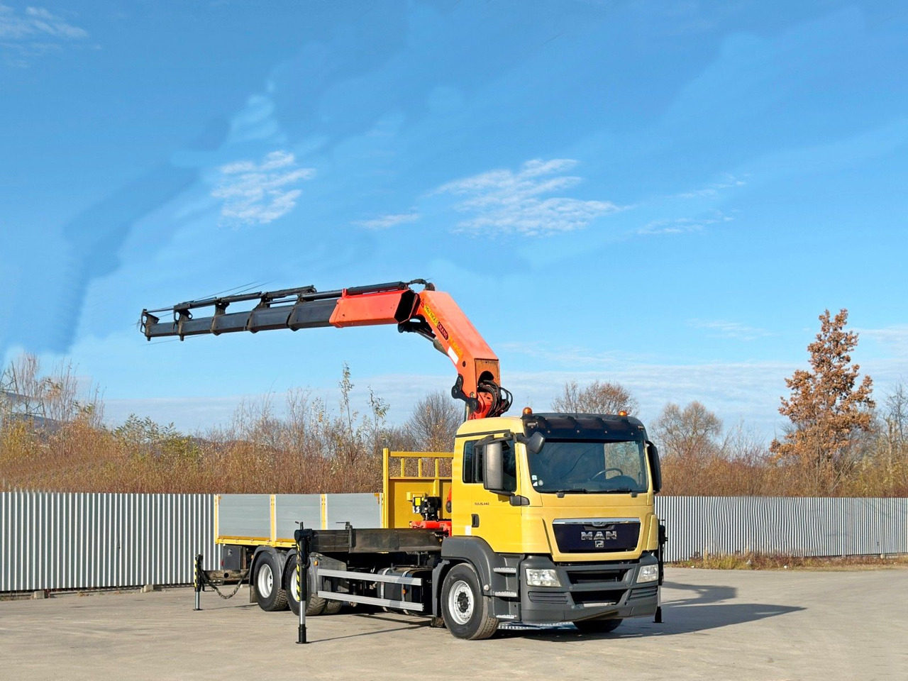 MAN TGS 28.440 Pritsche 6,55* PALFINGER PK 4502 - Crane truck: picture 2 MAN TGS 28.440 Pritsche 6,55* PALFINGER PK 4502 - Crane truck: picture 2