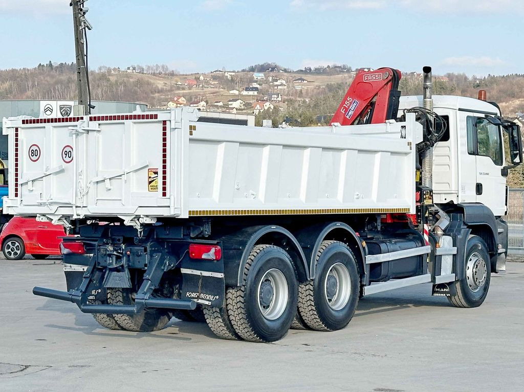 Tipper, Crane truck MAN TGS 33.440 * FASSI F155A.0.22/ FUNK *6x4: picture 6
