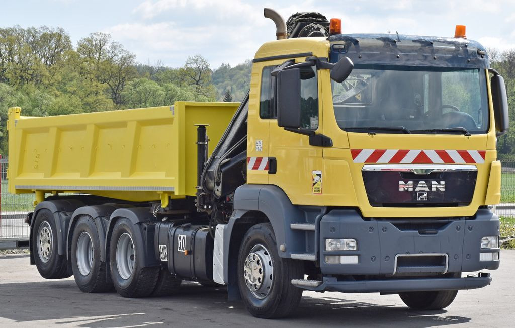 MAN TGS 35.440 * HIAB 122 B-3 DUO / 8x4 - Tipper, Crane truck: picture 4 MAN TGS 35.440 * HIAB 122 B-3 DUO / 8x4 - Tipper, Crane truck: picture 4