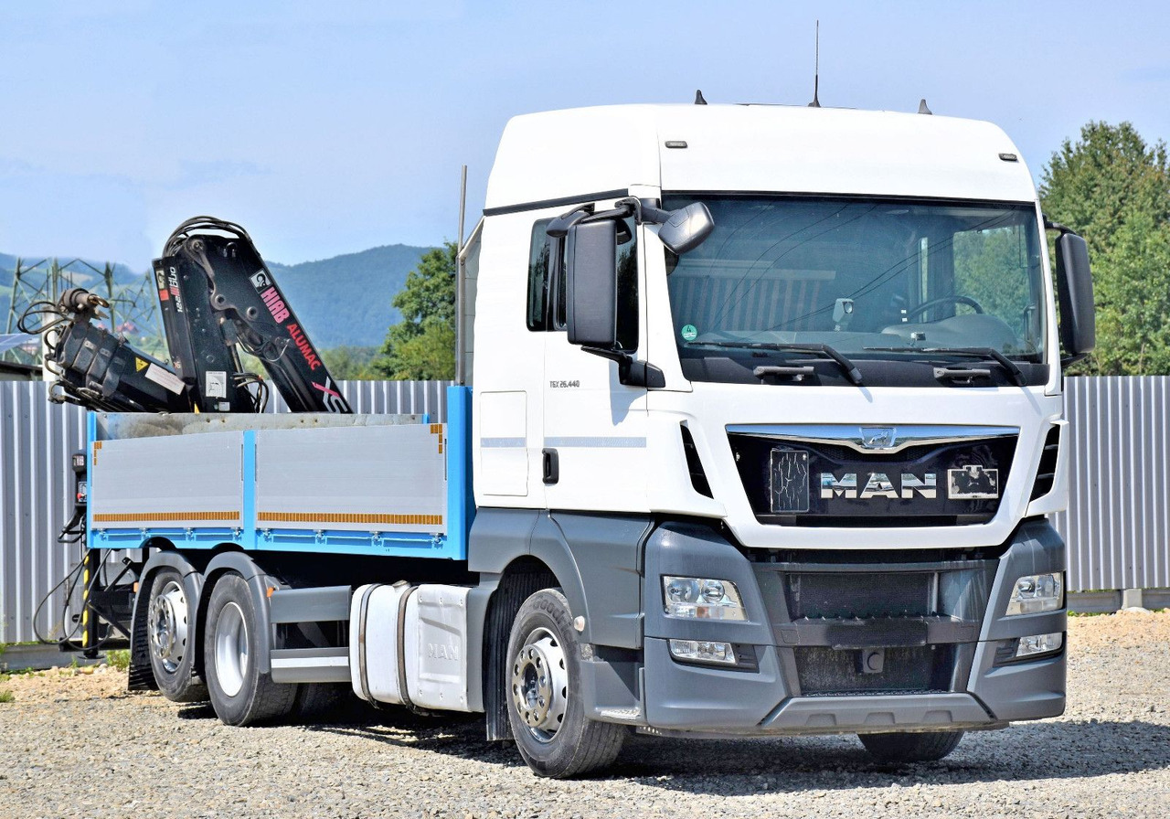 MAN TGX 26.440 Pritsche 6,20 m+HIAB 122 HIDUO/FUNK - Crane truck: picture 4 MAN TGX 26.440 Pritsche 6,20 m+HIAB 122 HIDUO/FUNK - Crane truck: picture 4